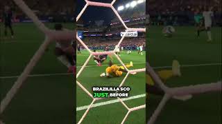 Incredible Goalkeeper Save Haiti vs Brazil Match Moments #shorts #fifa #FIFAWorldCupOnYT