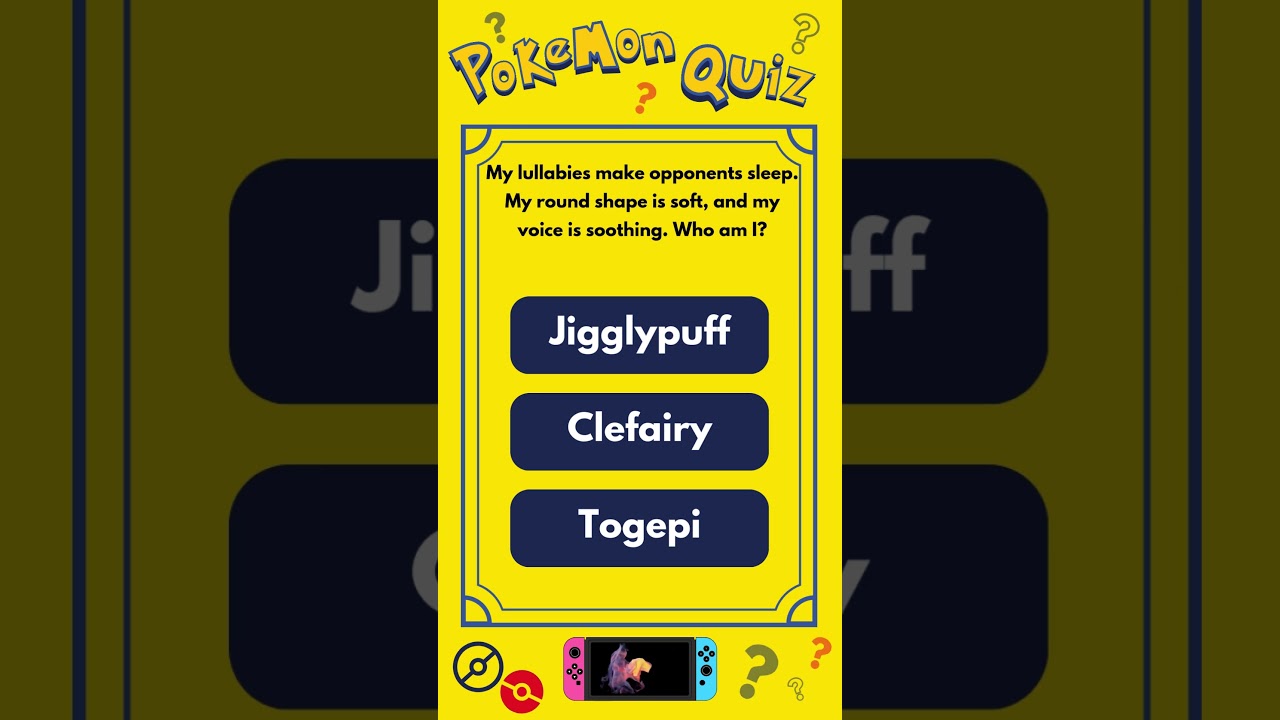 Pokémon Quiz 