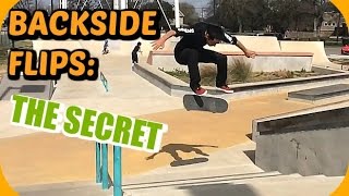 Skate Hacks How To Backside Flip Easier