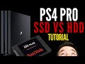 PS4 PRO SSD vs HDD | TUTORIAL