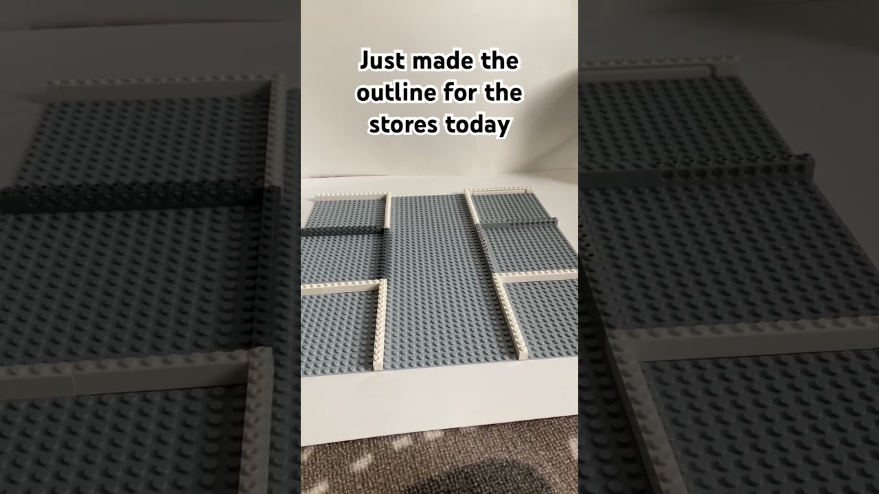 Day 1 of building Lego mall 