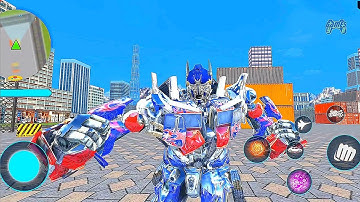 Transformers War of Robot: Optimus Prime Jet Robot Truck #3 | Android iOS Gameplay
