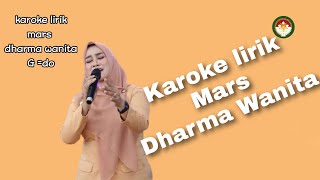 Karoke lirik Mars Dharma Wanita