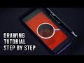 Infinite Painter Tutorial : How to draw Coffee cup step by step | Easy Drawing Tamil