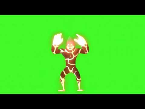 Heatblast green screen Ben 10 green screens