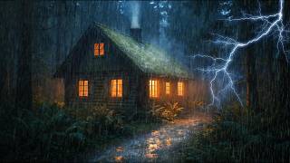 HEAVY RAIN AND THUNDER SOUNDS - DEEP SLEEP | Thunderstorm for Sleeping - HarMony HaNa #5