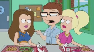 American Dad! Steve Hits on a Cheerleader