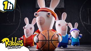 Can Rabbids Play Basketball for the NBA?! 🏀 Rabbids Invasion 🐰 Full Episode | Cartoons for Kids