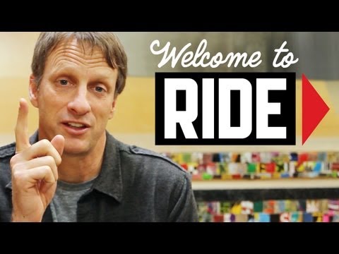 Tony Hawk Welcomes you to Ride Channel