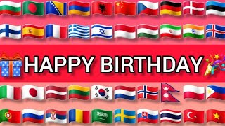How To Say " 🎁HAPPY BIRTHDAY🎊 " In 40 Languages