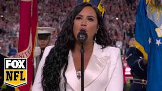 Watch Demi Lovato perform the National Anthem at Super Bowl LIV | FOX NFL