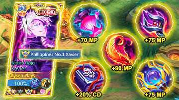 NEW XAVIER MAX PASSIVE ABUSE BUILD!! 200% DAMAGE HACK? 😱 (CHEAT?) | XAVIER BEST BUILD 2025 | MLBB