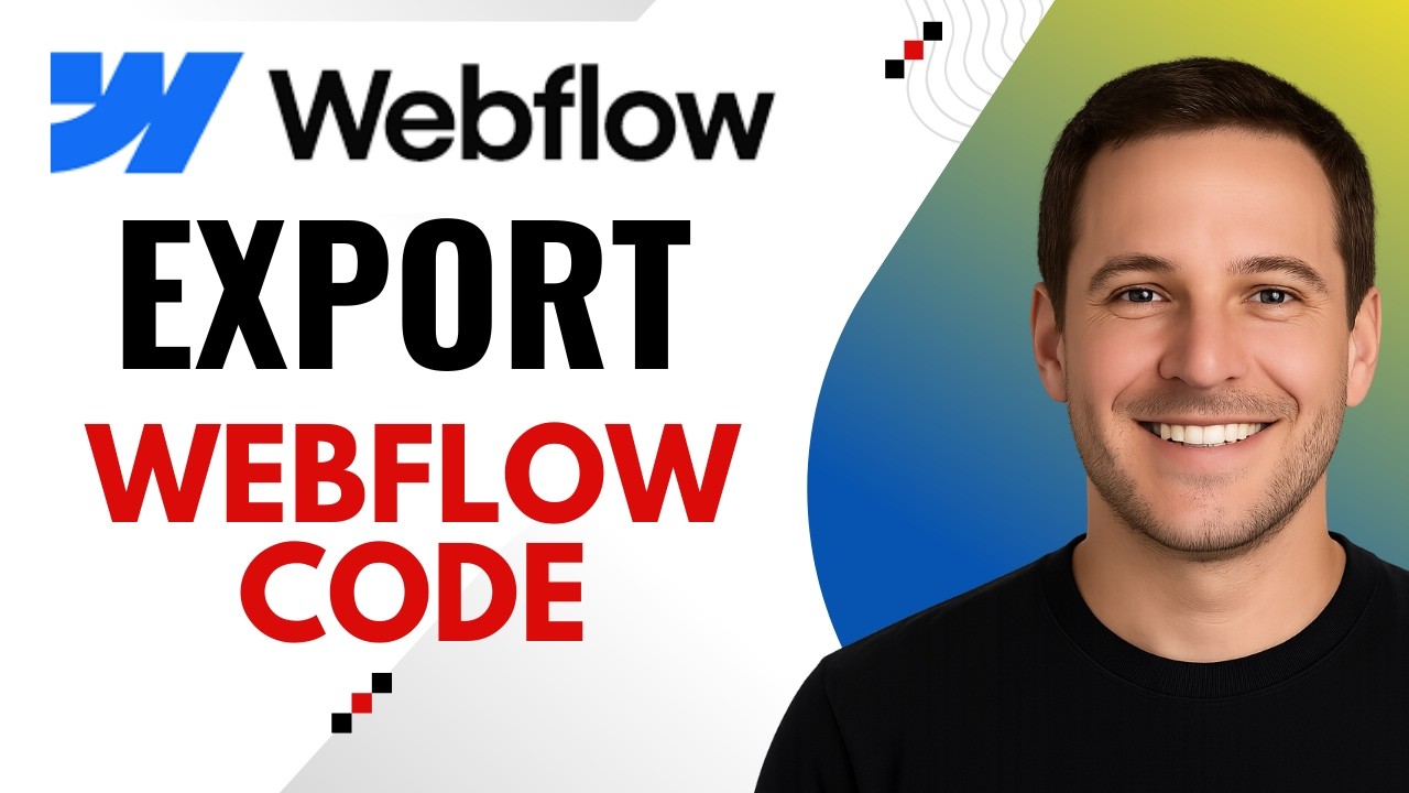 How to Import or Export Webflow Site Code Easily - YouTube