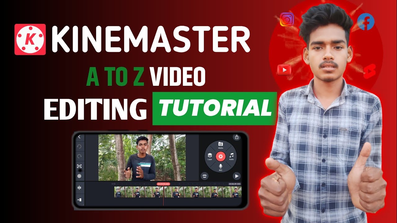 Kinemaster Video Editing In Hindi || YouTube Videos Editing Kese Kare ...