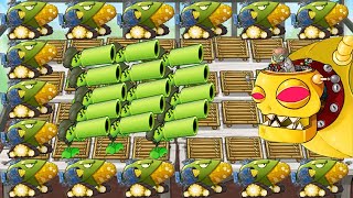 New Map Plants vs Zombies Hack | Cob Cannon 9999 Gatling Pea Vs Giga Gargantuar Dr.Zomboss