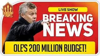 Solskjaer's 200 Million Transfer Spree! Man Utd News Now