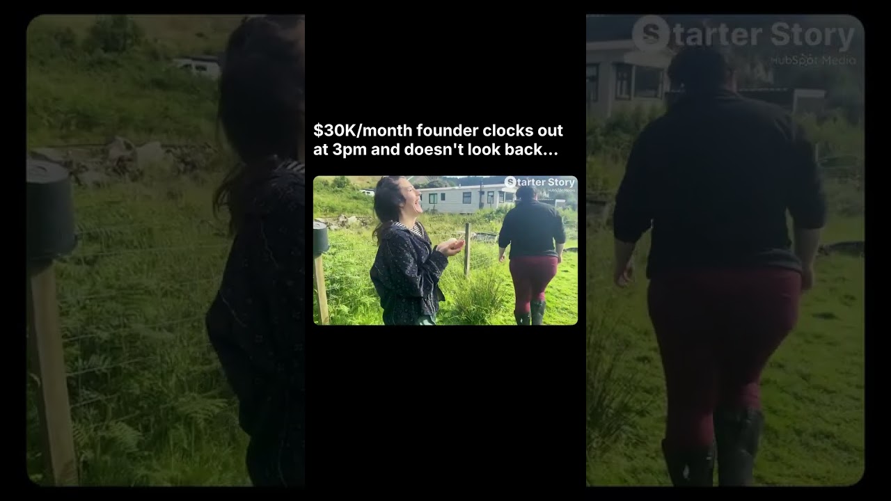 K/month founder clocks out at 3pm and doesn’t look back…