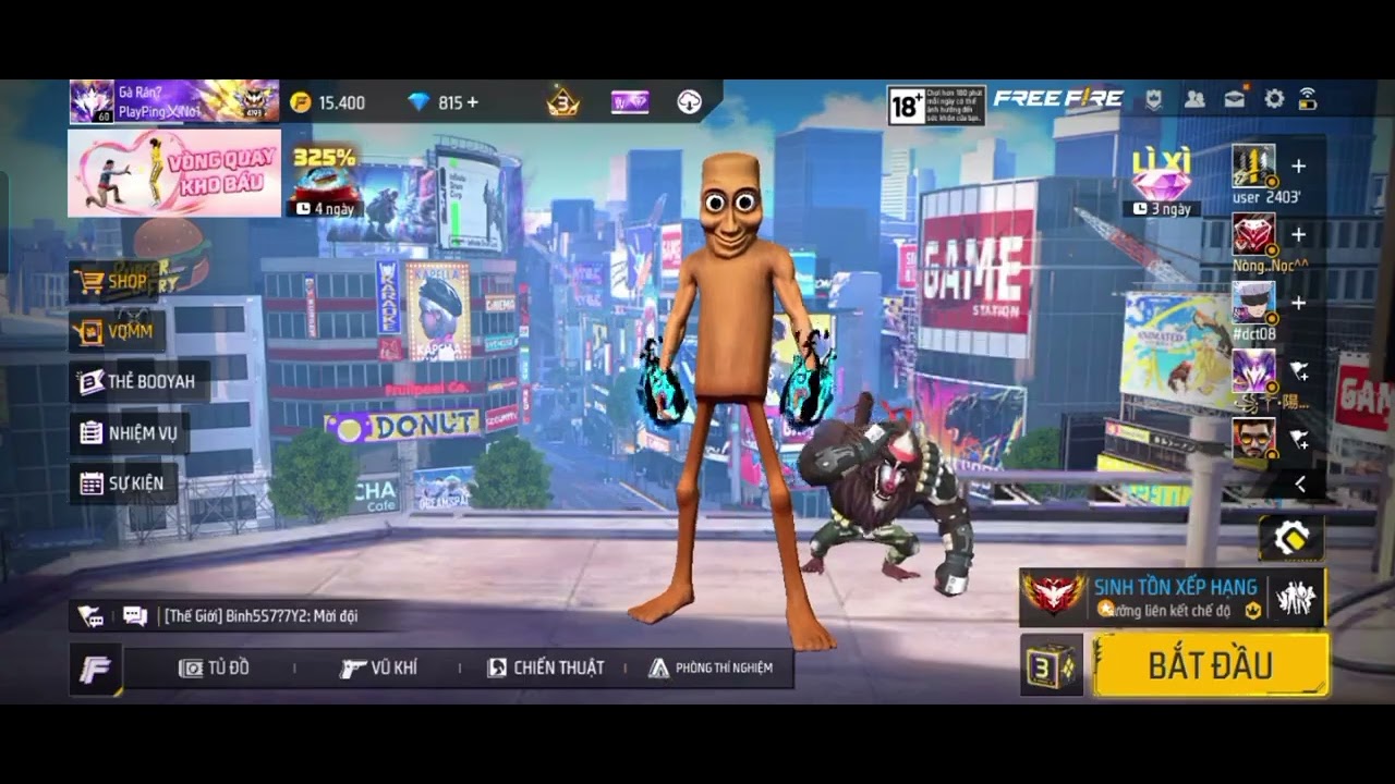 Quay mp40 Tia chớp tử thần và nâng cấp lên lever 3 