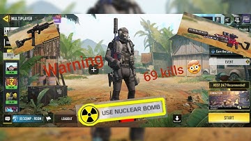 Warning ⚠️ , Friendly nuke has been launched.....  Call of duty-mobile gameplay