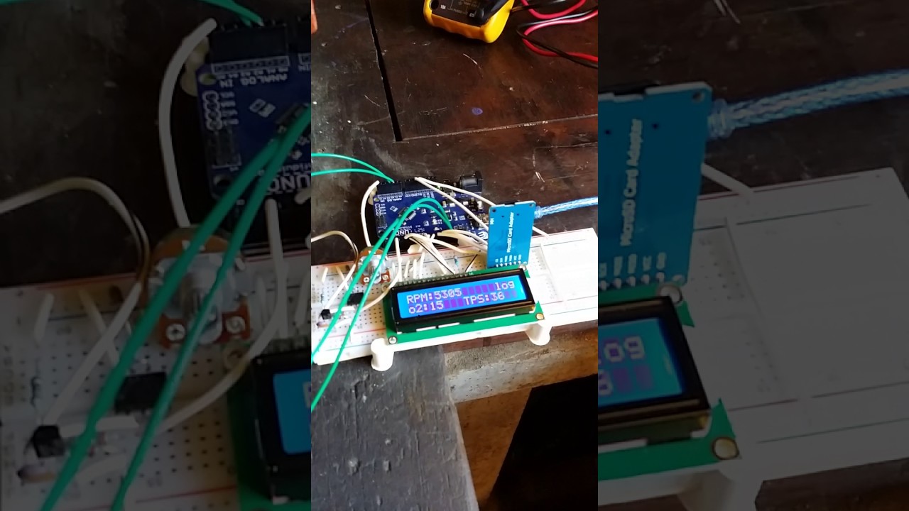 Arduino RPM TPS logger YouTube