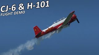 CJ-6 & H-101 Flight Demonstration | 2026 Geneseo Airshow