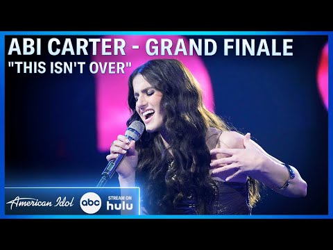 Abi Carter Sings Her Original New Single This Isn't Over - American Idol 2024