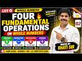Four Fundamental Operations on Whole Numbers 🔥 | Addition, Subtraction, Multiplication, Division