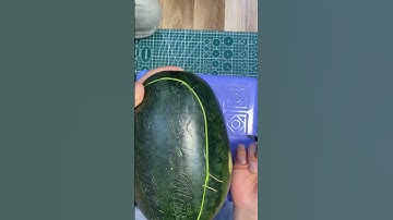 Hướng dẫn khắc chữ trên dưa hấu đơn giản tại nhà #huongdan #carving #dongphamcarving