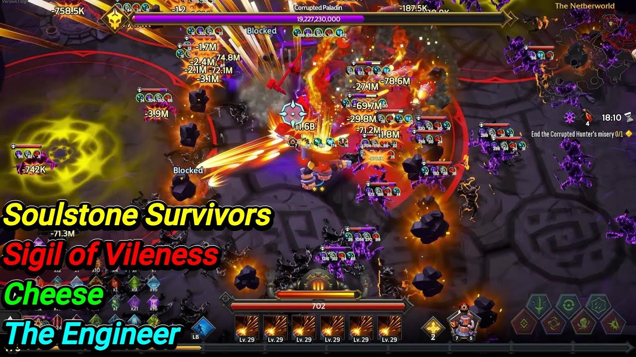 Soulstone Survivors / Sigil of Vileness / Cheese / The Engineer / Burst of Lead Build
