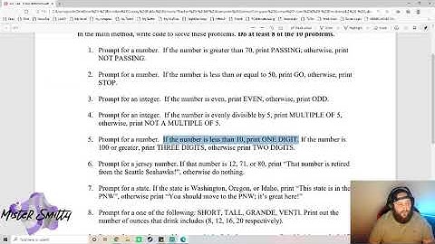 Lab 4 - if-else Statements - Problems 5 & 6