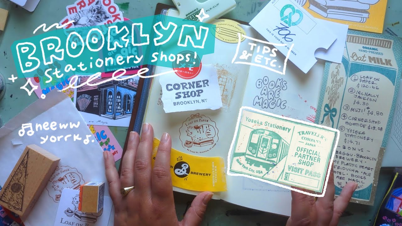 Магазины канцелярских товаров в Бруклине! 🗽 пообщаемся о моей поездке и доставке!