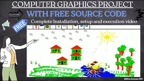 Drawing | OpenGL Project |  Computer Graphics Project | With Free Source Code