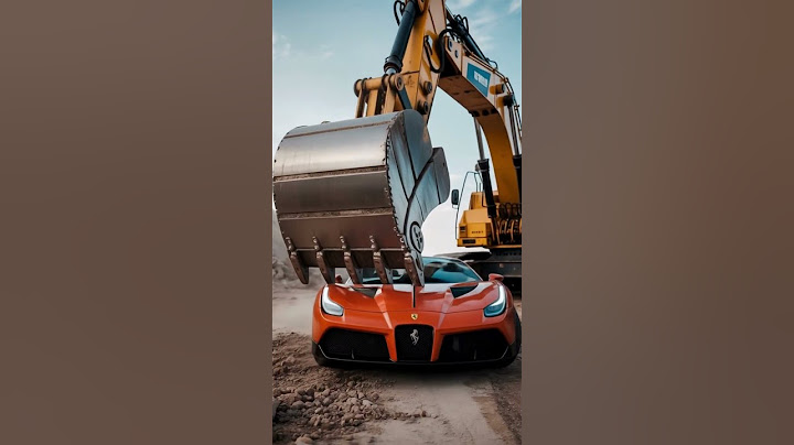Ferrari 488 GTB Vs Bulldozer #1