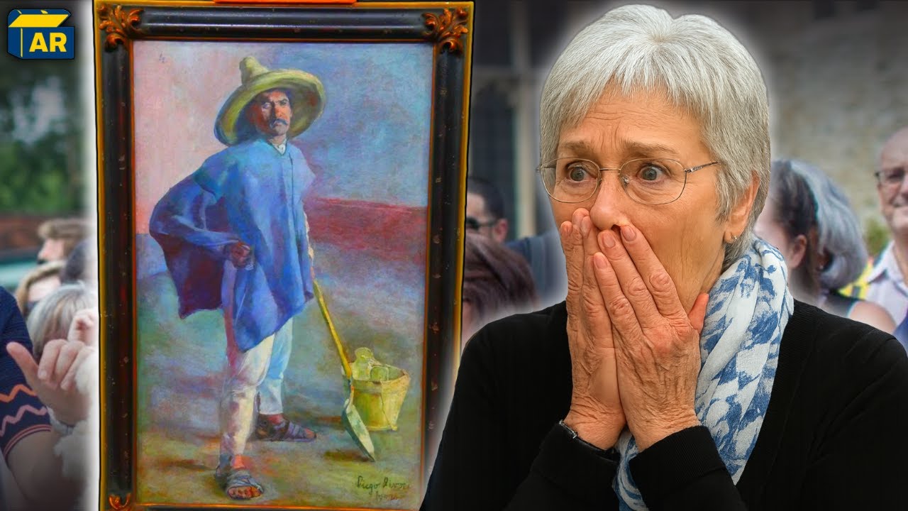 'Most Expensive' Diego Rivera’s El Albañil Painting & Its Untold Story |  Antiques Roadshow!