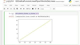 07 Tipos y Anchos de Líneas en Gráficas con Matplotlib | Gráficas en 2D/3D con Python