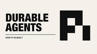 The Pi Creators on Durable Agents, AI Slop & Why Models Can't Do Architecture screenshot 4