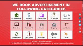 Times of India Classifieds Advertisement Online Booking - NEWSPAPERS ADS rates