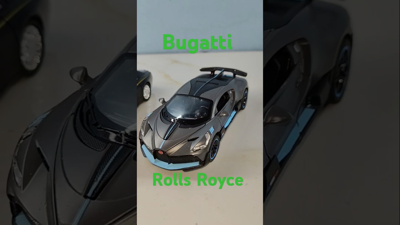 Bugatti Divo and Rolls Royce Phantom Super Realistic Scale Model Collection Car