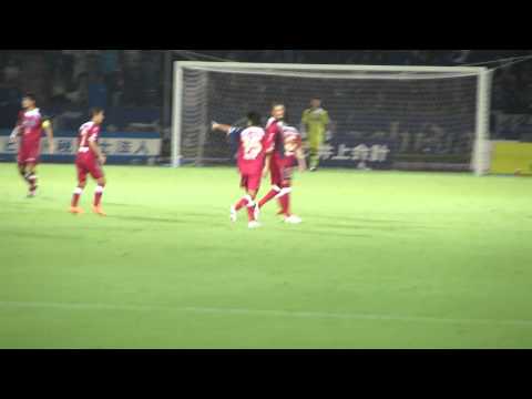 2012 J2 第32節 ファジアーノ岡山 町田戦 ミンキュン選手同点ゴール