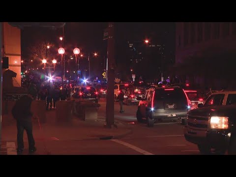 Protesters march in downtown Columbus following fatal police shooting of 16-year-old