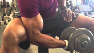 Build bigger biceps - faster (how to do Dumbbell Concentration Curl)
