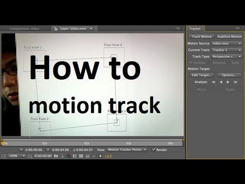 Basics of motion tracking | After Effects tutorial - YouTube