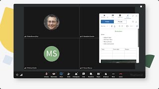 Collaborate on notes in meetings in the RingCentral desktop app