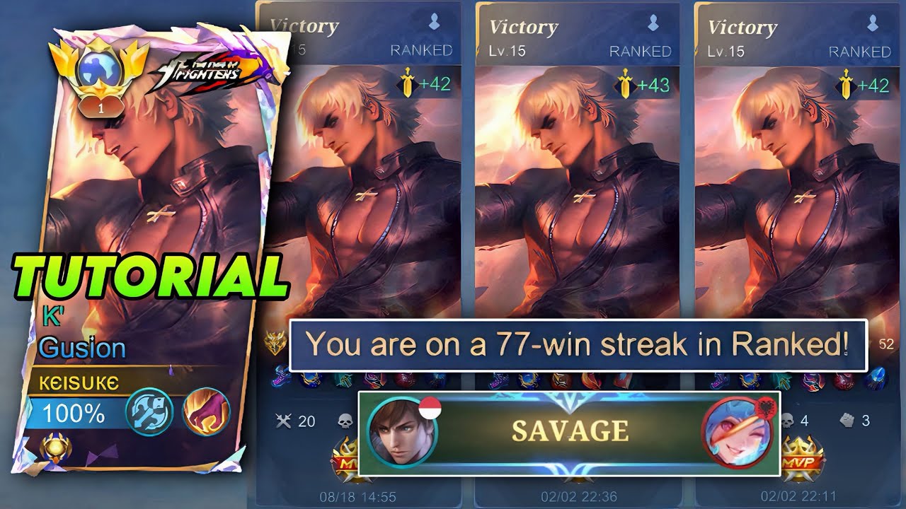 SAVAGE! TOP GLOBAL GUSION NEW META BUILD & EMBLEM TUTORIAL!! (MUST TRY!) - Mobile Legends