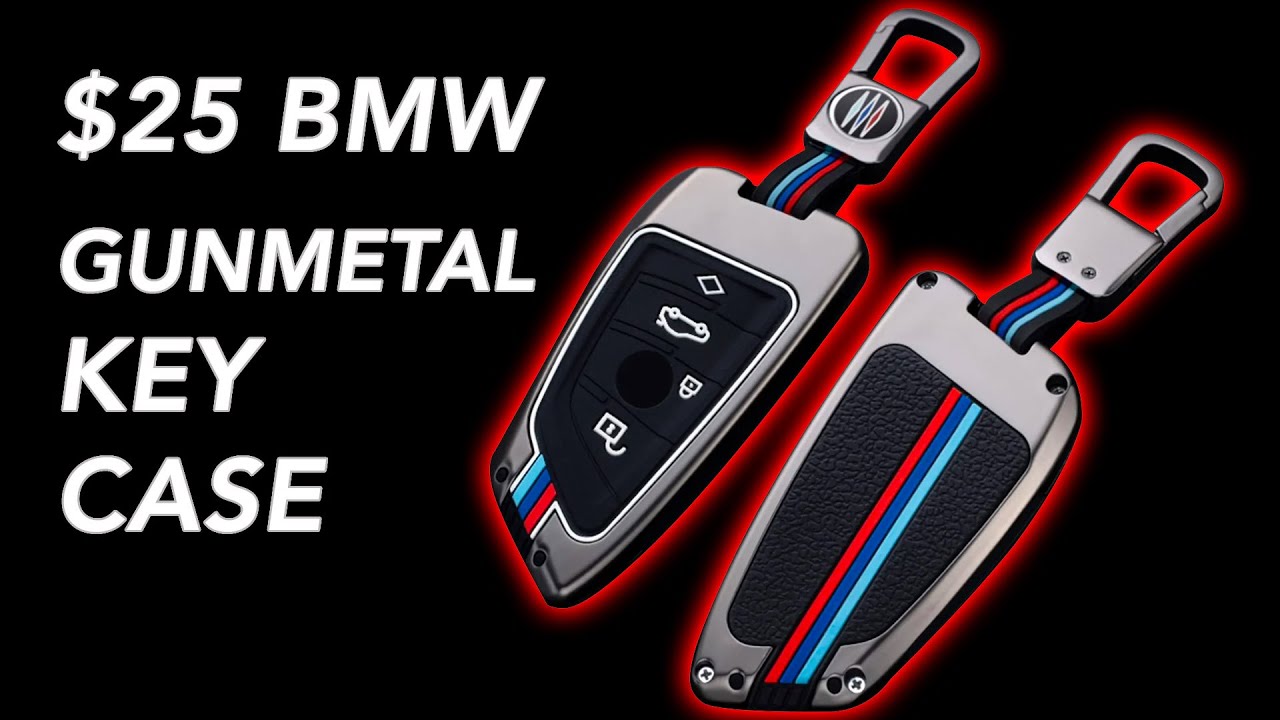 BMW Gunmetal Key Fob Case Cover Shell (Review/Installation) 