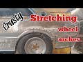 Stretching wheel arches