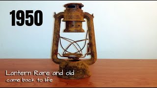 Restoration of an antique old lantern, 1970 war repair screenshot 4