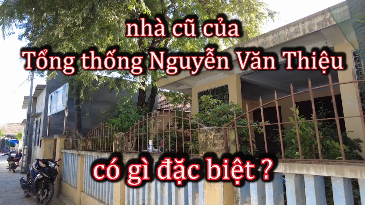 Thăm nhà cũ Tổng thống VNCH Nguyễn Văn Thiệu ở Ninh Thuận tình cờ gặp cựu lính nhẩy dù.