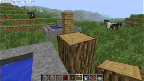 Minecraft 1.8.1 - How to make a Trampoline
