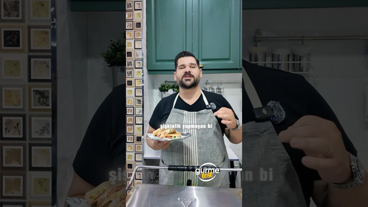 Gurme Bazlama Tost 🥪 ( Kendi Ürettiğimiz Glütensiz Bir Bazlama ) #food #panini #yemektarifleri